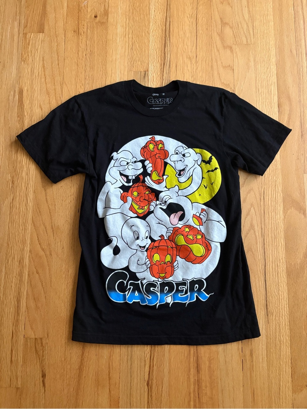 Cavity Colors Casper Halloween black tshirt small